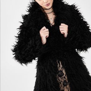 NWT shaggy Deliah’s jacket